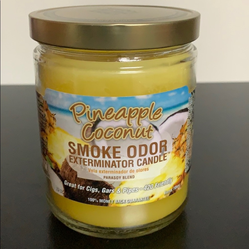 Pineapple Coconut Smoke Odor Candle